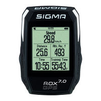 Sigma ROX GPS 7.0 Manual De Instrucciones