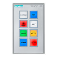 Siemens SIMATIC HMI KP32F Instrucciones De Servicio