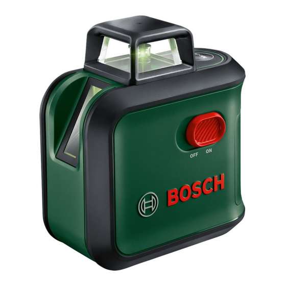 Bosch AdvancedLevel 360 Manual Original