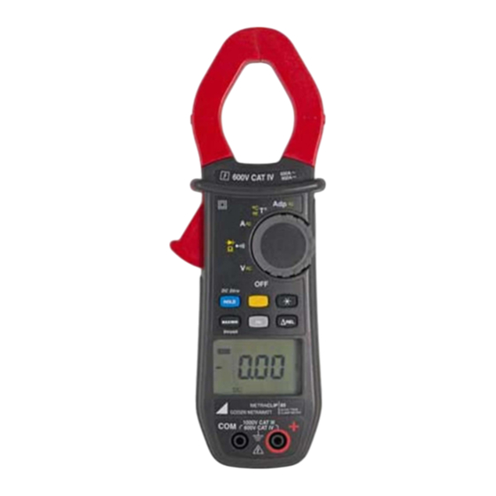 Gossen MetraWatt METRACLIP 85 Manual De Instrucciones