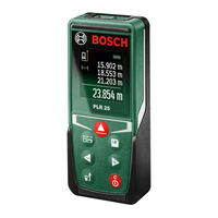 Bosch PLR 25 Manual Original