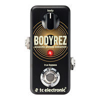 TC Electronic BodyRez Manual De Instrucciones