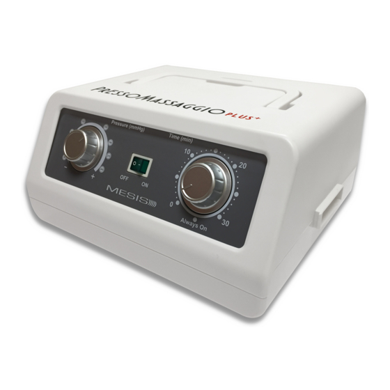 Mesis PressoMassaggio PLUS+ Manual De Usuario