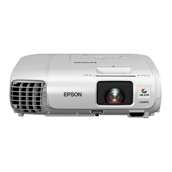 Epson PowerLite X27 Guia De Instalacion