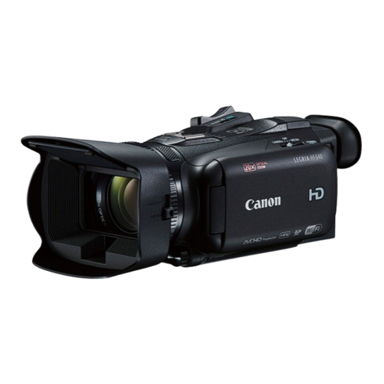 Canon LEGRIA HF G40 Guía De Configuración