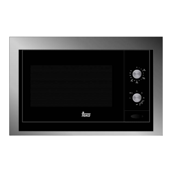 Teka MWL 20 BI Manual De Instrucciones