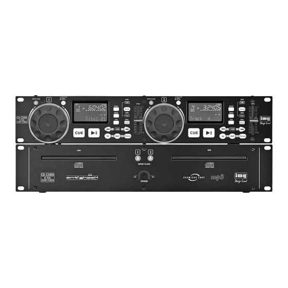 IMG STAGELINE CD-230DJ Manual De Instrucciones