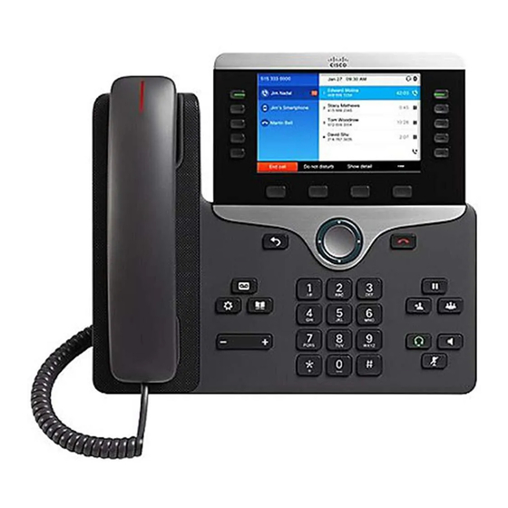 Cisco 8800 Serie Manual De Instrucciones