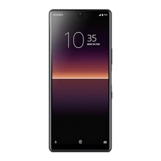 Sony Xperia L4 XQ-AD51 Guia De Ayuda