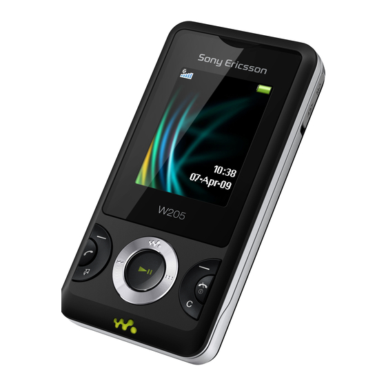 Sony Ericsson W205 Walkman Manuales