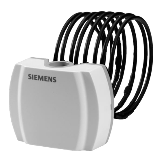 Siemens QAM21 Serie Instrucciones De Montaje
