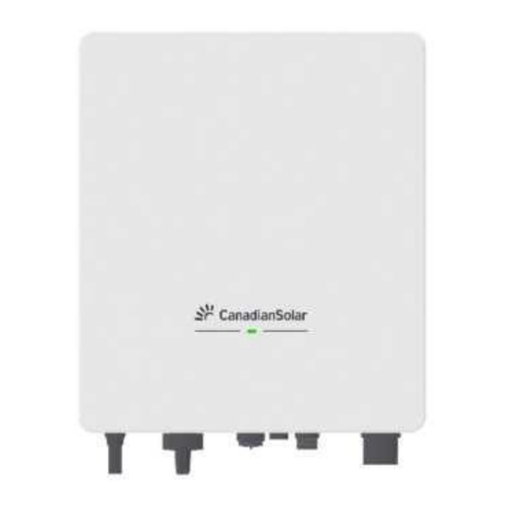 Canadian Solar CSI-3K-S22002-E Manual Del Usuario