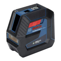 Bosch GCL 2-50 G Professional Manual Original
