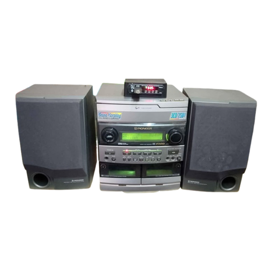 Pioneer XR-A100 Manual De Instrucciones