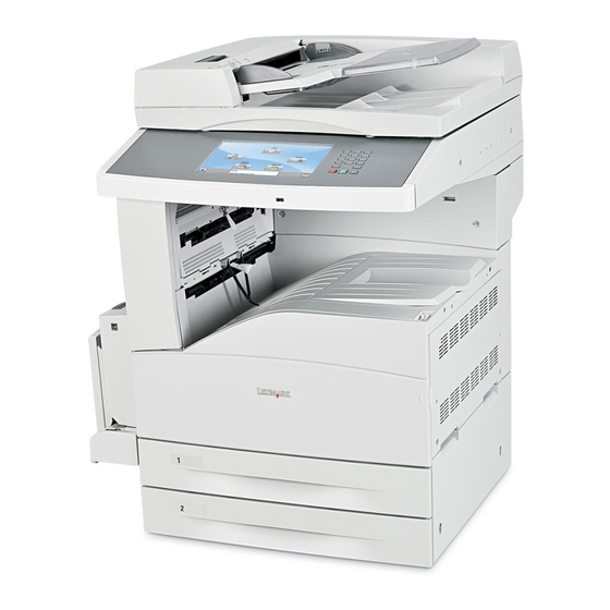 Lexmark X860de Guia Del Usuario