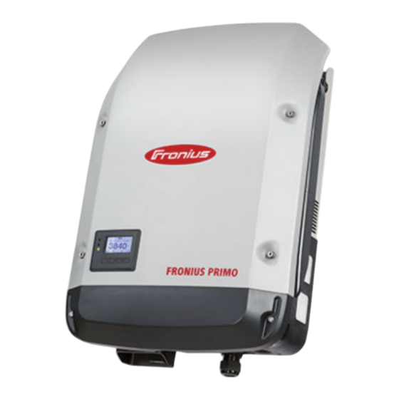 Fronius Primo Instrucciones De Instalación
