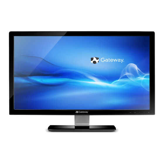 Gateway FHX2402L Configuración