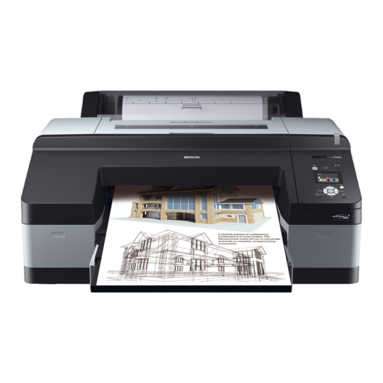 Epson Stylus Pro 4900 Manual De Usuario