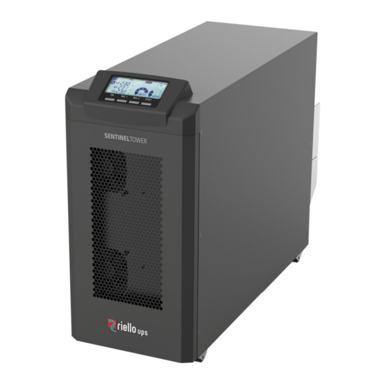 Riello UPS SENTINEL TOWER STW 5000 Manual De Instalacion Y Uso