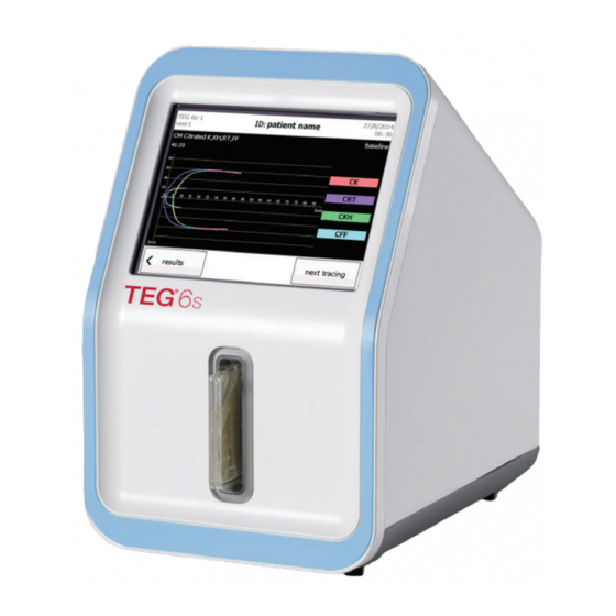 Haemonetics TEG 6s Manual Del Usuario