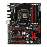 ASROCK Fatal1ty Z77 Performance Serie Manual Del Usuario