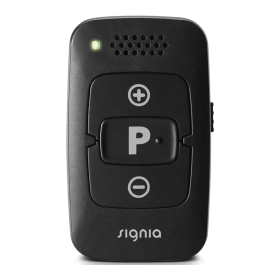 signia miniPocket Manual Del Operador