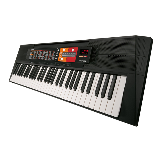 Yamaha PSR-F51 Manual De Instrucciones