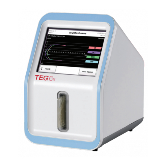 Haemonetics TEG 6s Manual Del Usuario