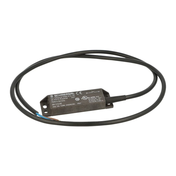 schmersal BN 310-2RZ Manual De Instrucciones