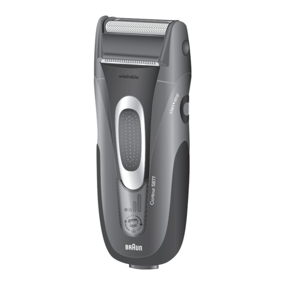 Braun Contour 5877 Manual Del Usuario