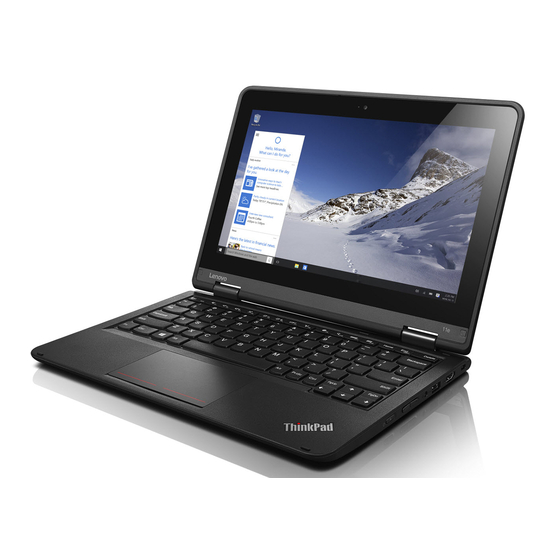 Lenovo ThinkPad 11e 3rd Gen Guia Del Usuario
