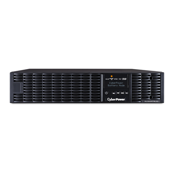 CyberPower OL1000RTXL2U Manual De Usuario