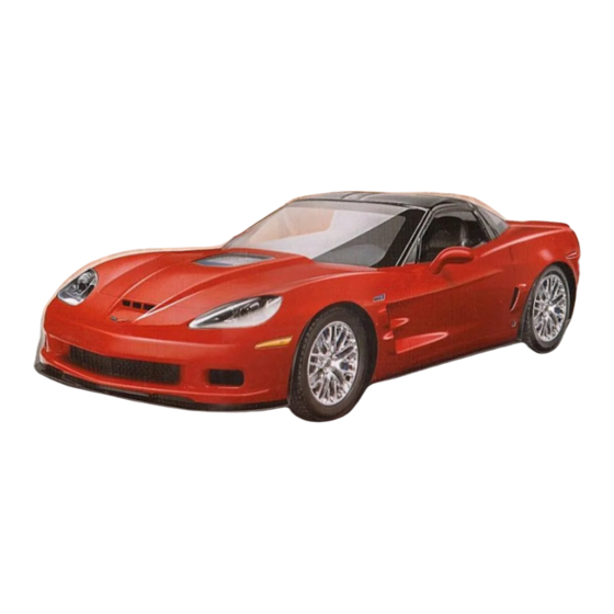 REVELL CORVETTE ZR-1 Manuales