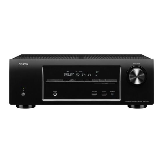 Denon AVR-E300 Manual Del Usuario