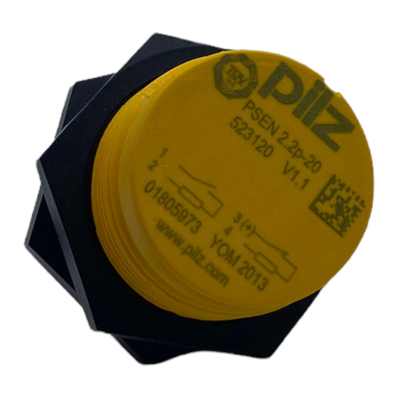 Pilz PSEN 2.2p-20 Manual De Instrucciones