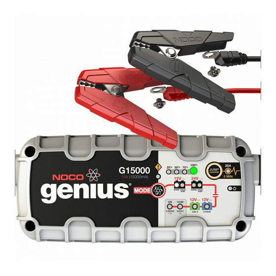 NOCO Genius G15000 Guia Del Usuario