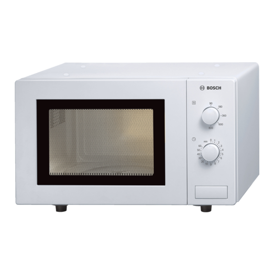 Bosch HMT72M420 Instrucciones De Uso