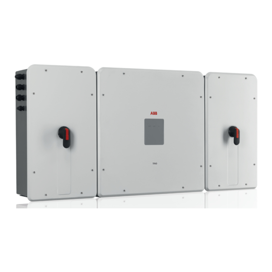 ABB TRIO-60.0-TL-OUTD-480 Guía De Instalación Rápida