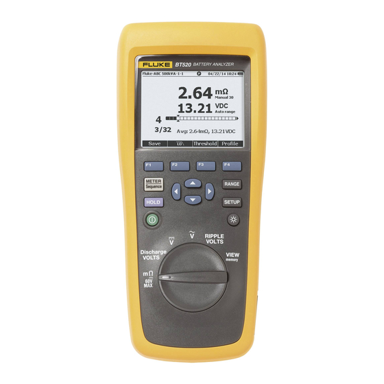 Fluke BT520 Manual De Uso