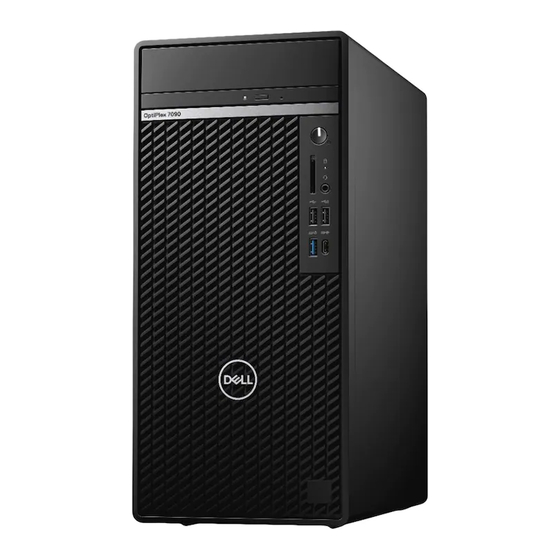 Dell OptiPlex 7090 Tower Configuración Y Especificaciones