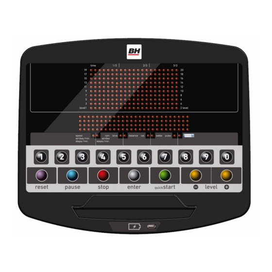 BH FITNESS SF2000Li Manual De Instrucciones