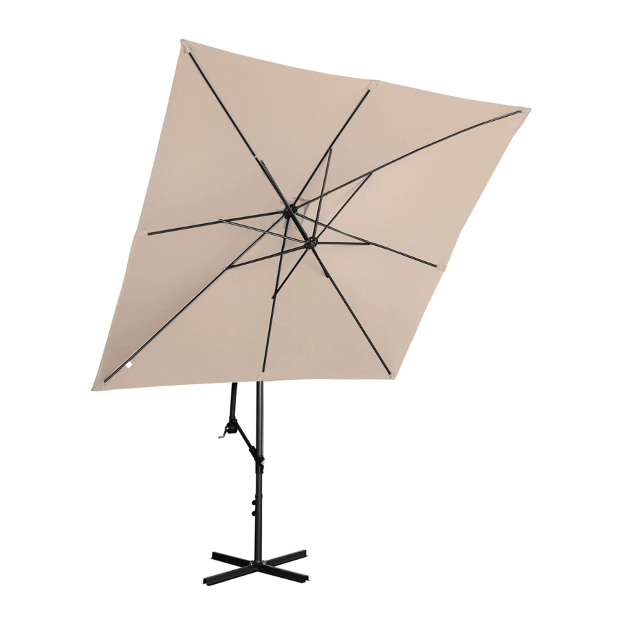 UNIPRODO UNI_UMBRELLA_SQ250CR Manual De Instrucciones