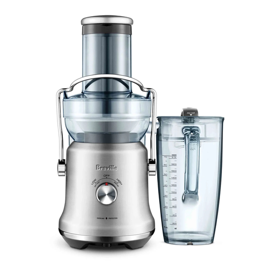 Breville the Juice Fountain Cold Plus Manuales