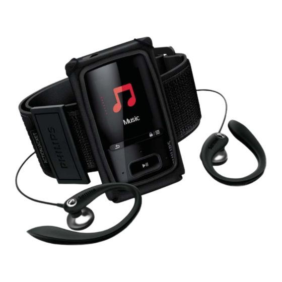 Philips GoGEAR SA4VBE04 Manual Del Usuario