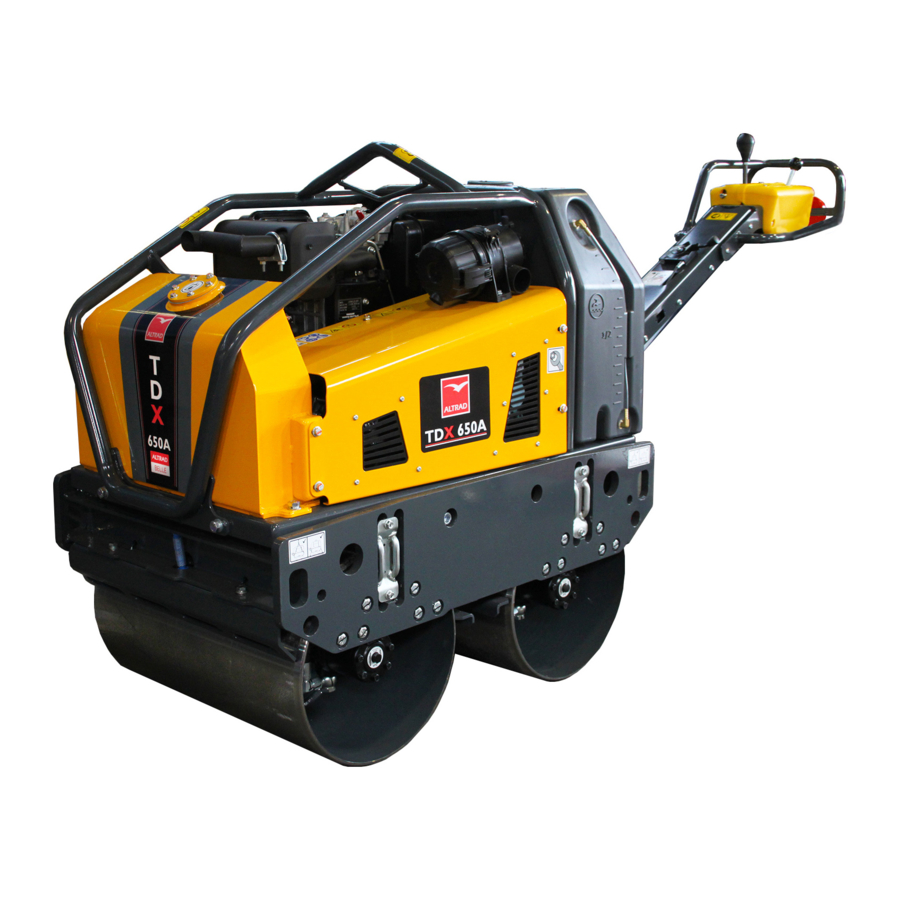 Altrad Belle TDX 650A ROLLER Manual Del Operador