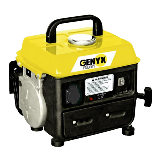 GENYX ENERGY G800-A Guia Del Usuario
