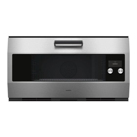 Gaggenau EB333111 Manual De Usuario E Instrucciones De Montaje