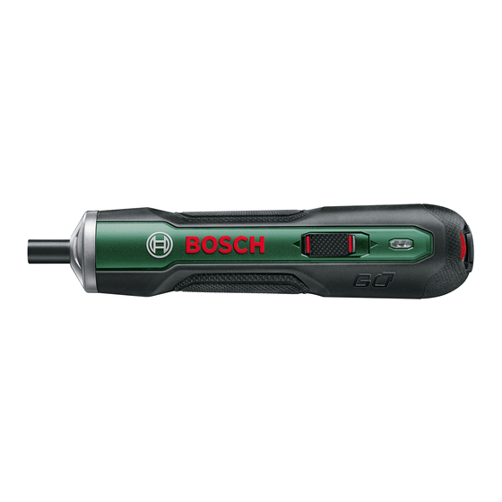 Bosch PushDrive Manual Original