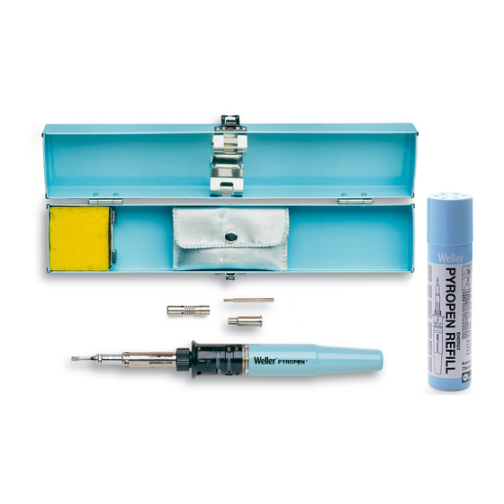 Weller PYROPEN Cordless Instrucciones Para El Manejo