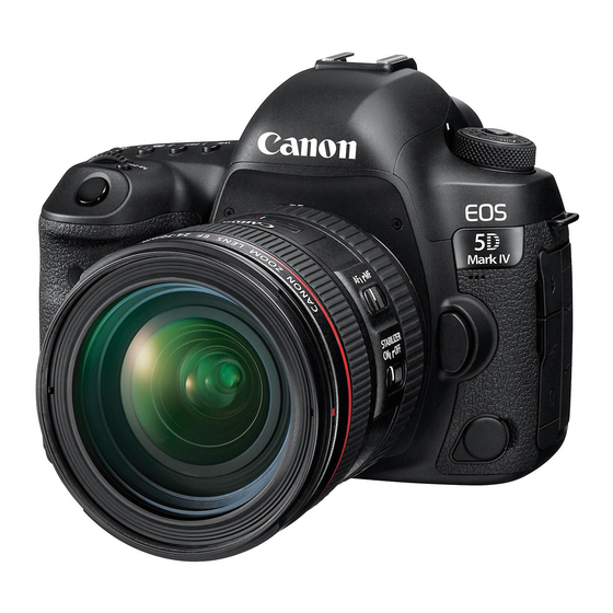 Canon EOS 5D Mark IV Manuales